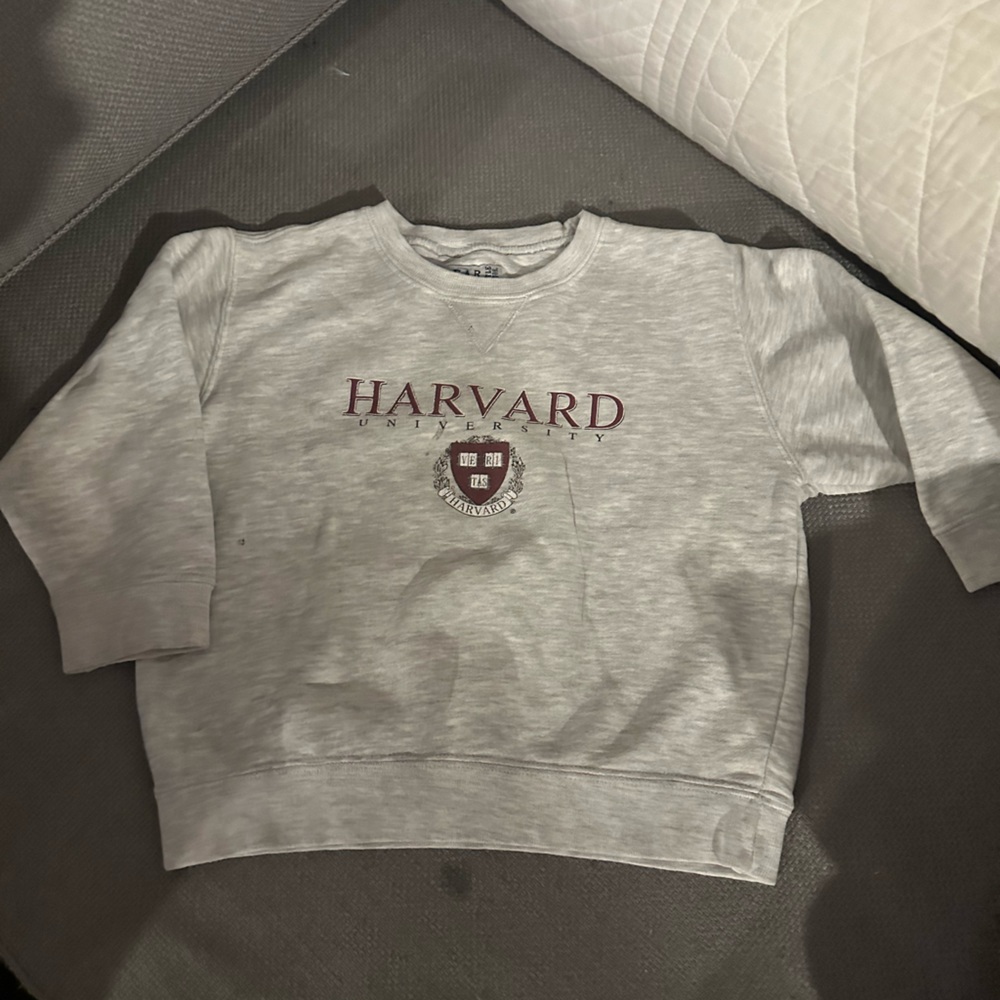 Vintage Boys Harvard Sweat shirt bout at Harvard 1996